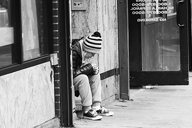 Homeless : Street Life : New York : Personal Photo Projects : Photos : Richard Moore : Photographer